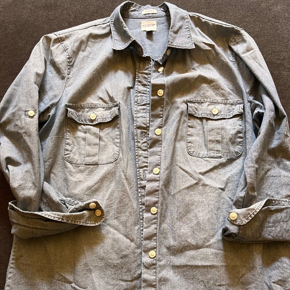 JCrew chambray button down